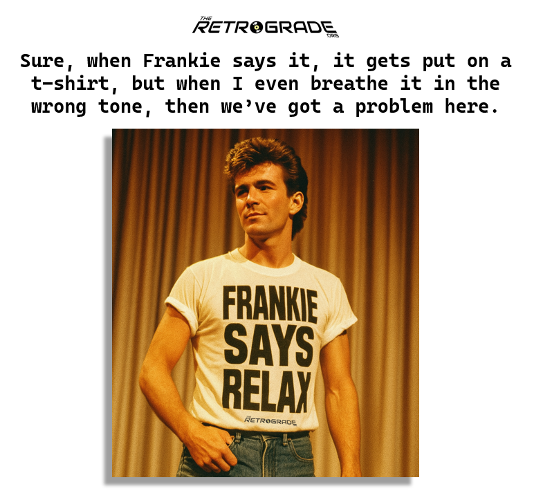 Frankie The Retrograde 80's Inspired T-Shirt
