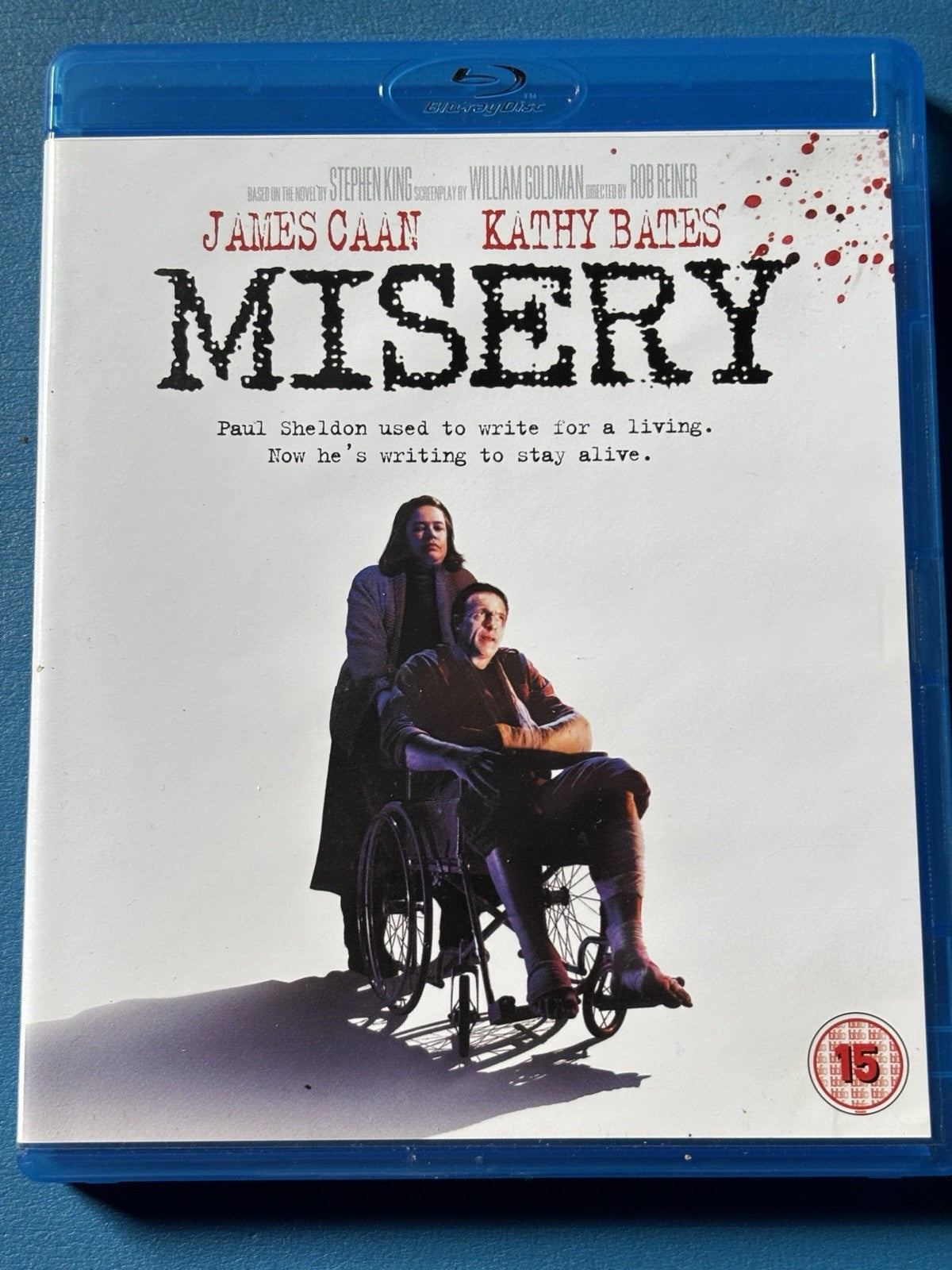 Misery Blu Ray - James Caan - Kathy Bates - Stephen King