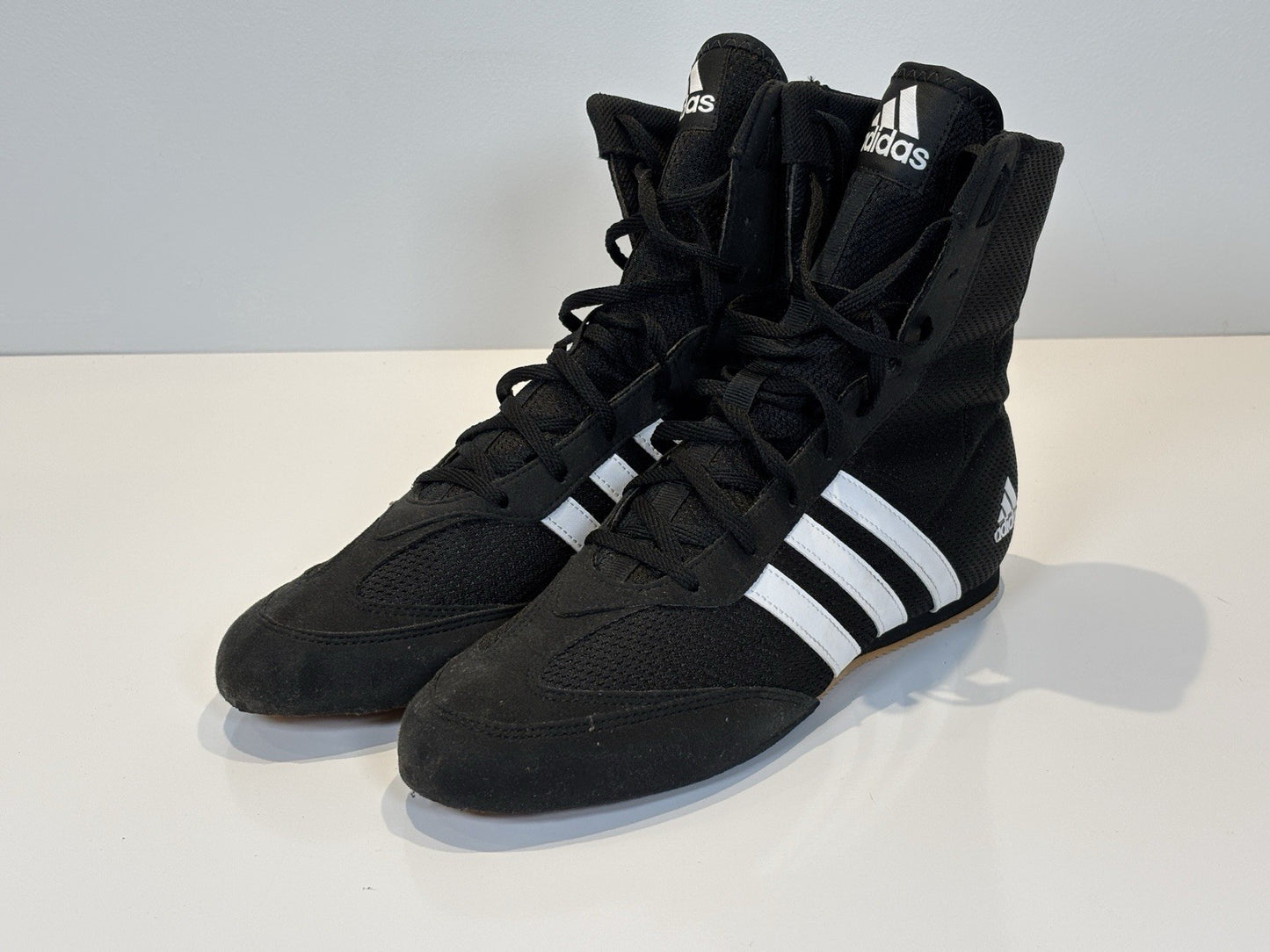 Adidas Box Hog 2.0 Boxing Boots Adult Sparring Trainers Mens UK 9