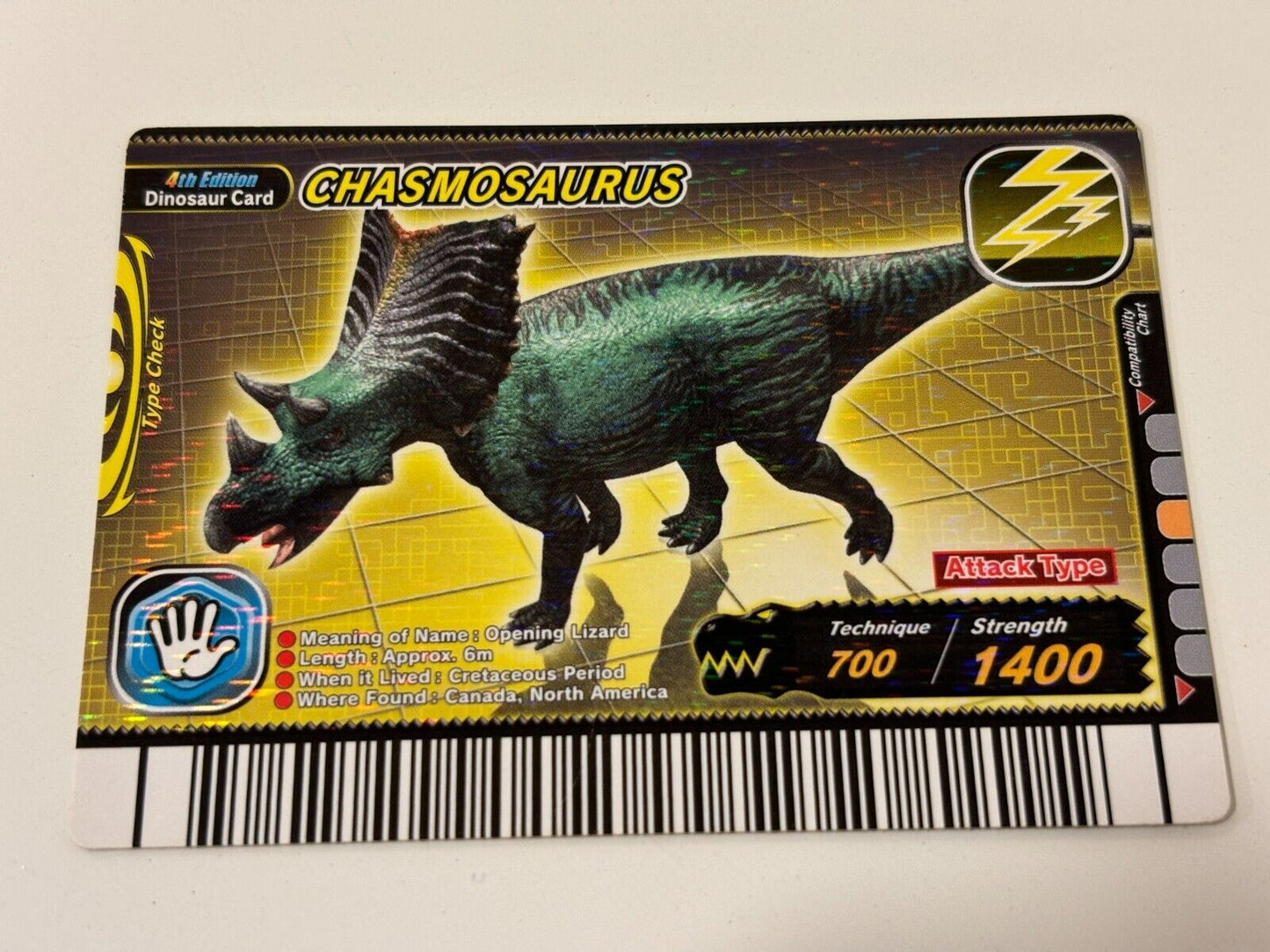 Dinosaur King 2008 Special Edition Chasmosaurus Arcade Cards