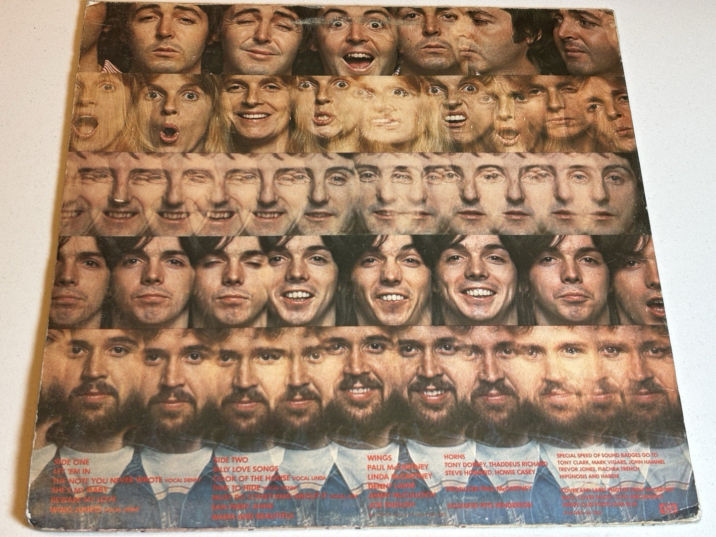 WINGS - WINGS AT THE SPEED OF SOUND Paul McCartney 1st UK 1976 LP EX/VG+