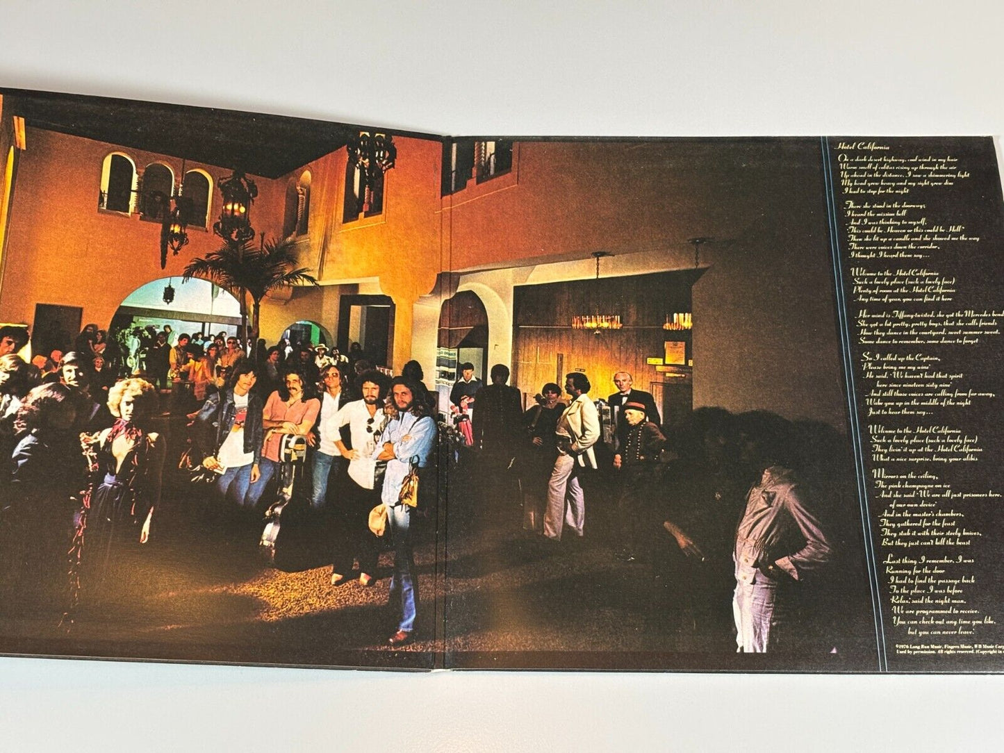 Eagles - Hotel California - K 53051 7E1084 - Vinyl LP With Poster 1st Press UK