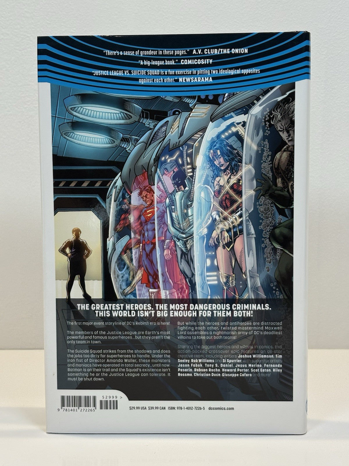 JUSTICE LEAGUE VS SUICIDE SQUAD COMPLETE GRAPHIC NOVEL.TPB. DC COMICS. REBIRTH.
