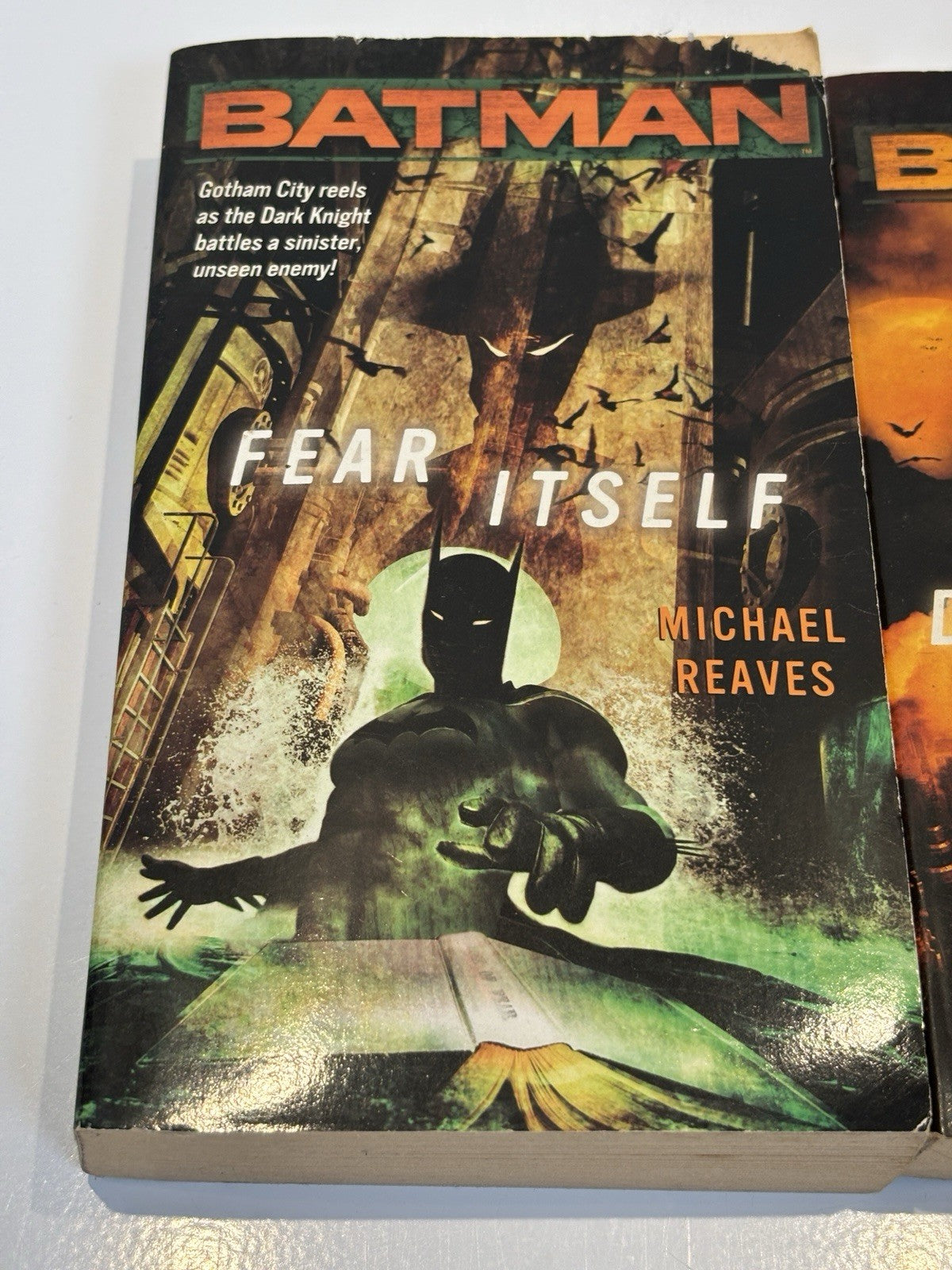 Batman Paperback Book Lot Fear Itself, Dead White, Inferno