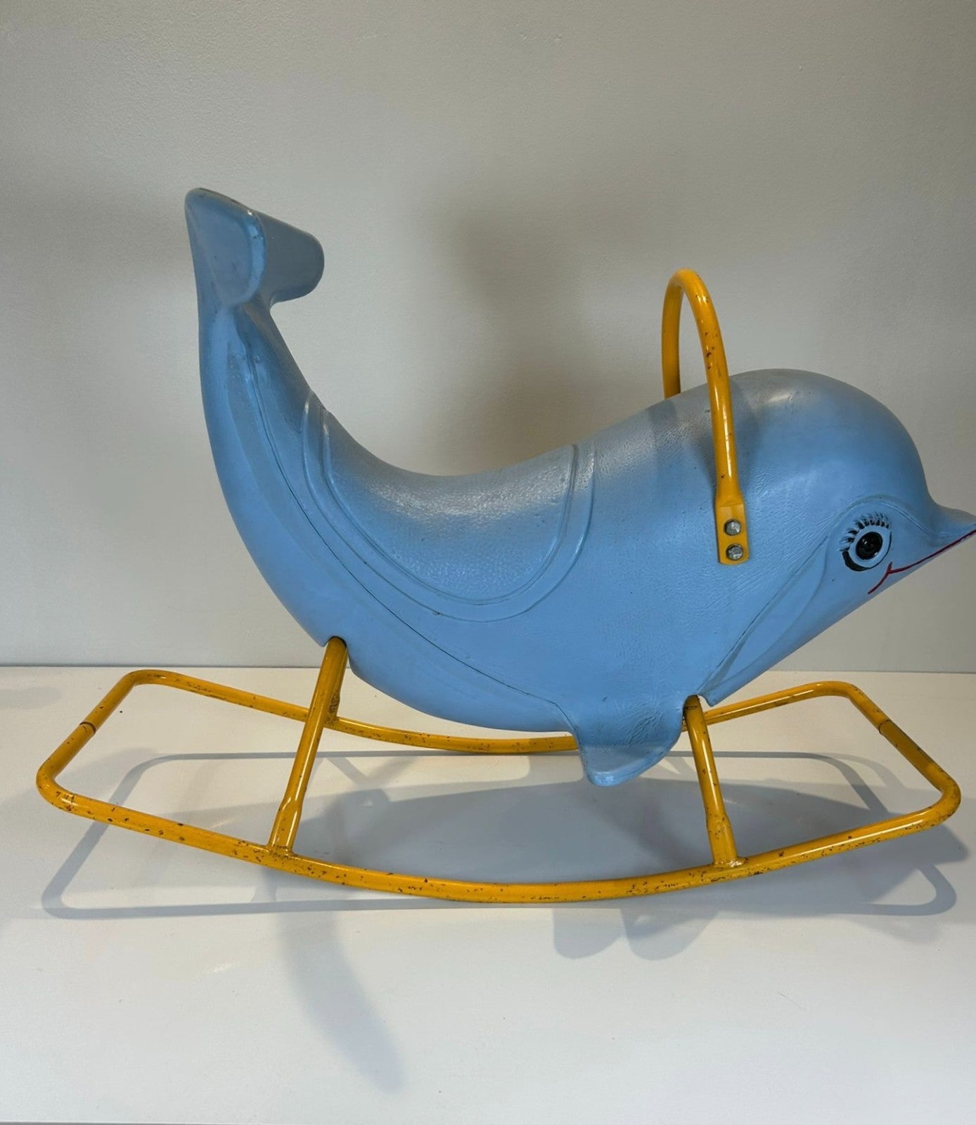 Vintage Raleigh Rocking Dolphin Toy Great Shop Display Prop 1970s