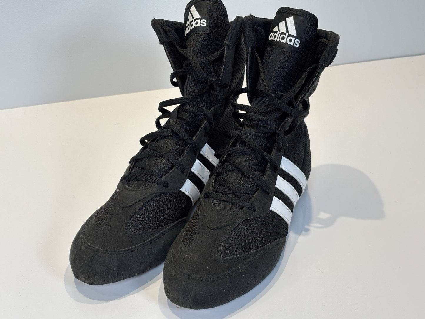 Adidas Box Hog 2.0 Boxing Boots Adult Sparring Trainers Mens UK 9