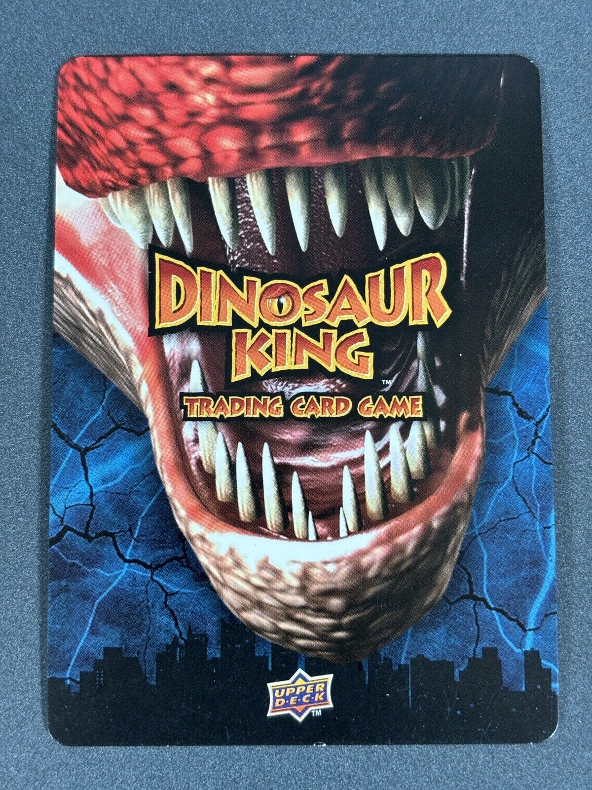 DKTA 001/100 TERRIFYING TYRANNOSAURUS Dinosaur King Super Rare Trading Card