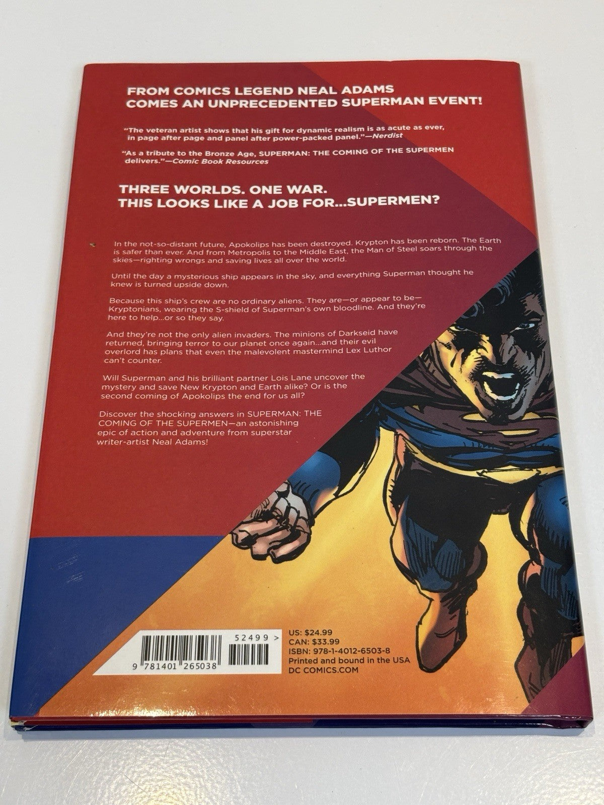 Superman The Coming of the Supermen HC by Neal Adams Hardcover 2016 New Sealed