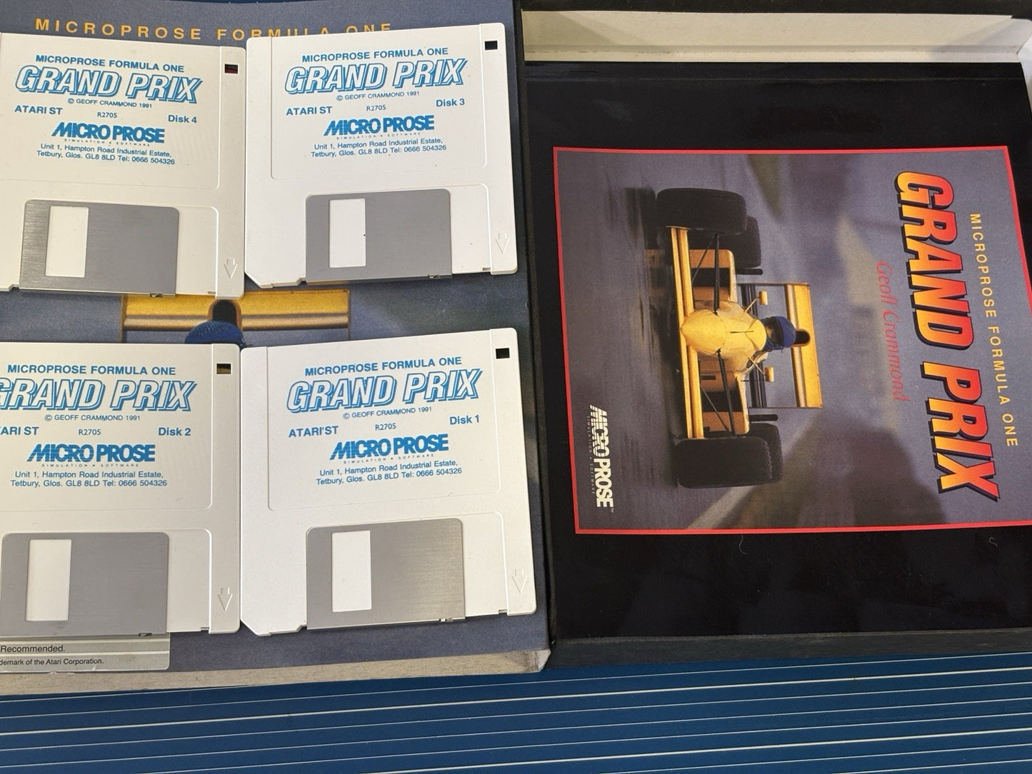 Grand Prix Microprose Atari Game