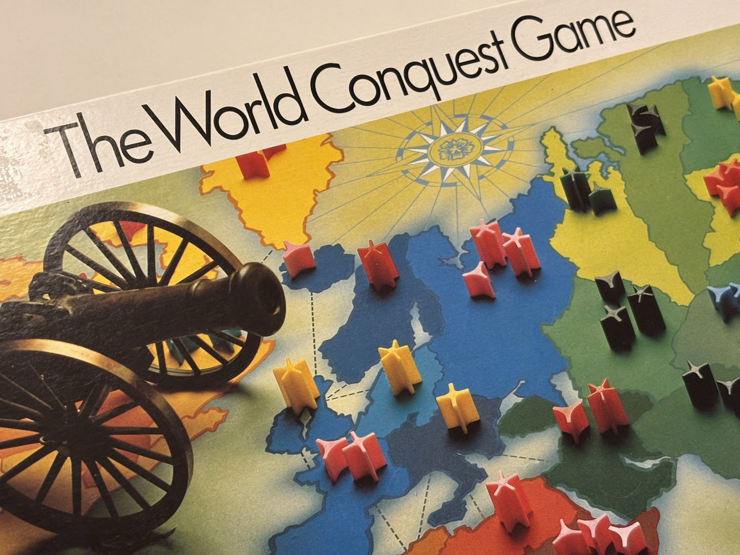 Risk Board Game Parker World Conquest Game Vintage 1985 Complete