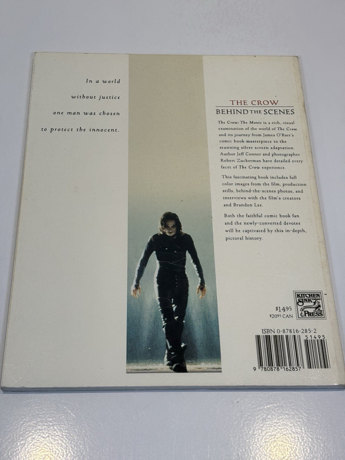 The Crow: The Movie - Connor, Jeff; Zuckerman, Robert - First Printing