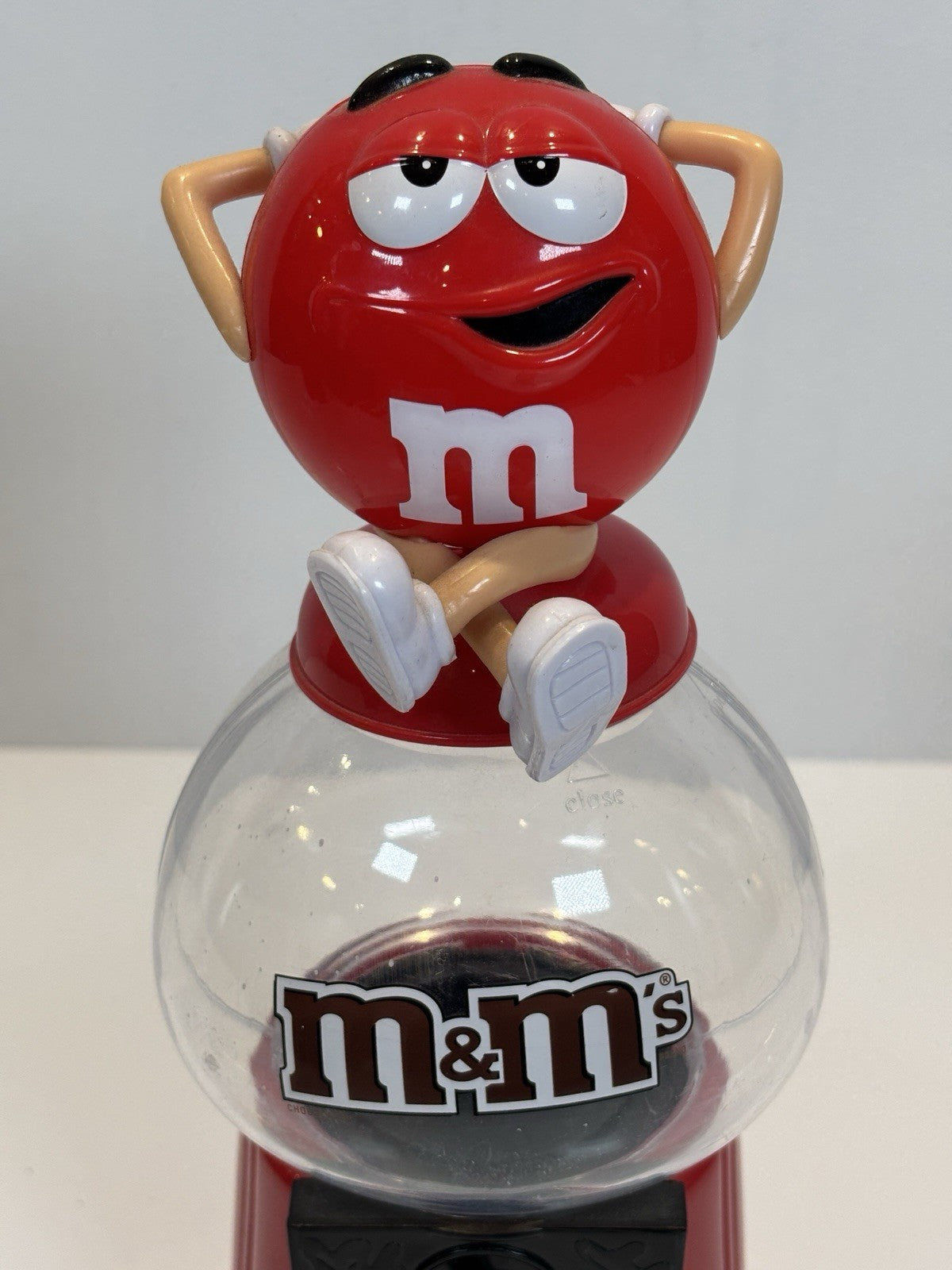 M&M's Candy Coin Bank Novelty Dispenser Red M&M