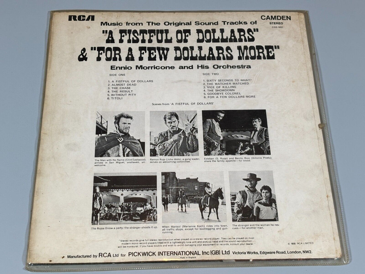 A FISTFUL OF DOLLARS & FOR A FEW DOLLARS MORE – ENNIO MORRICONE – ORIGINAL SOUND