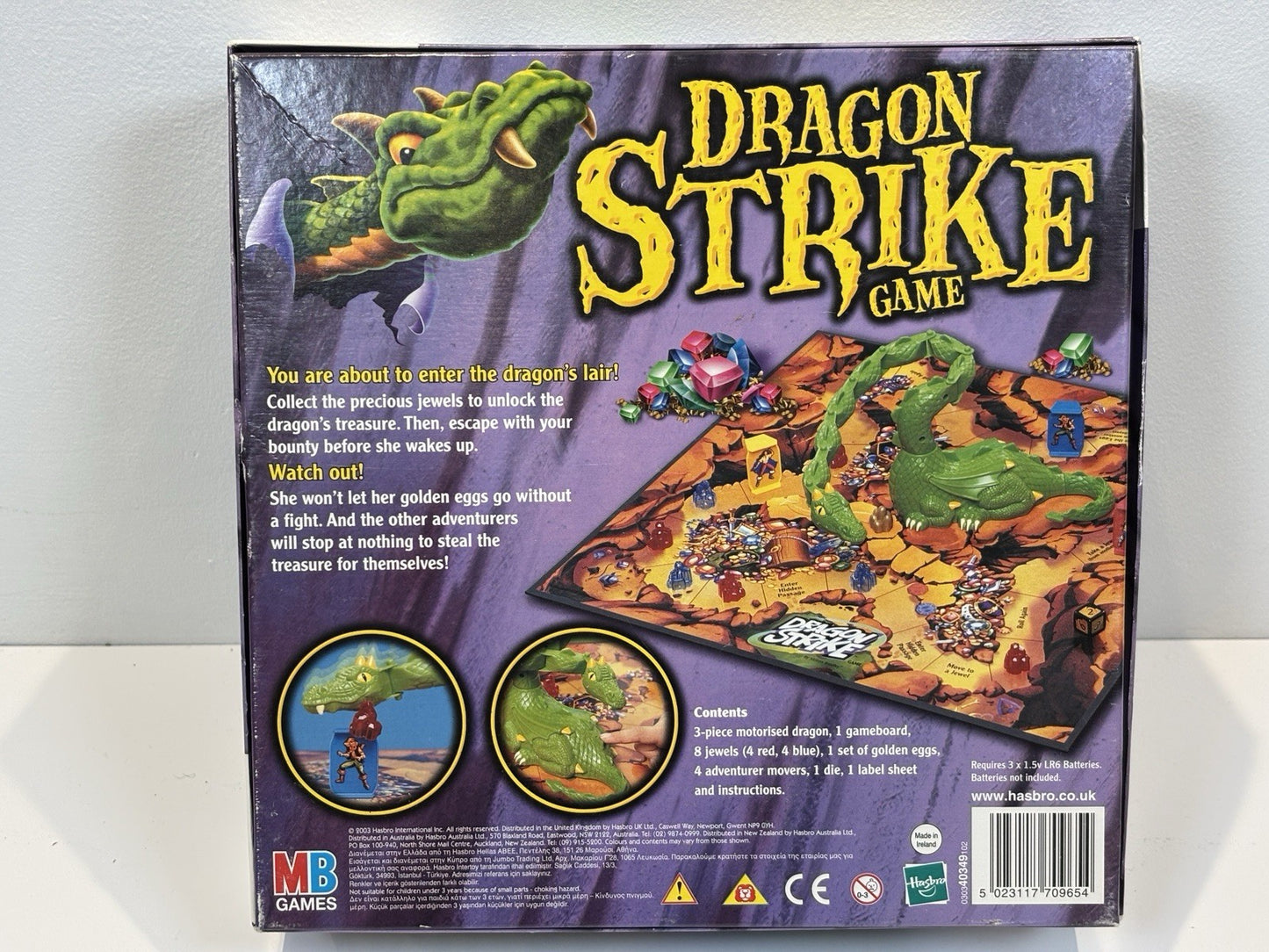 Dragon Strike Board Game / MB Games COMPLETE