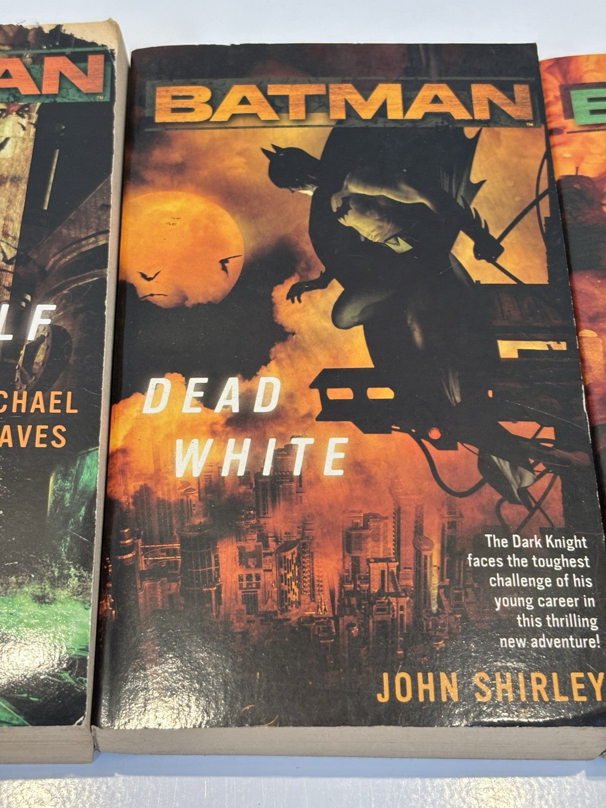 Batman Paperback Book Lot Fear Itself, Dead White, Inferno