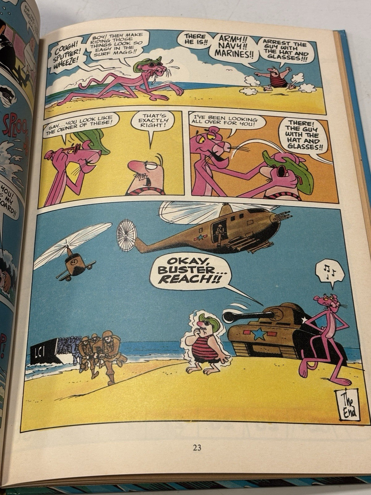 VINTAGE TV COMICS PINK PANTHER ANNUAL 1983 HARDBACK BOOK RETRO COLLECT