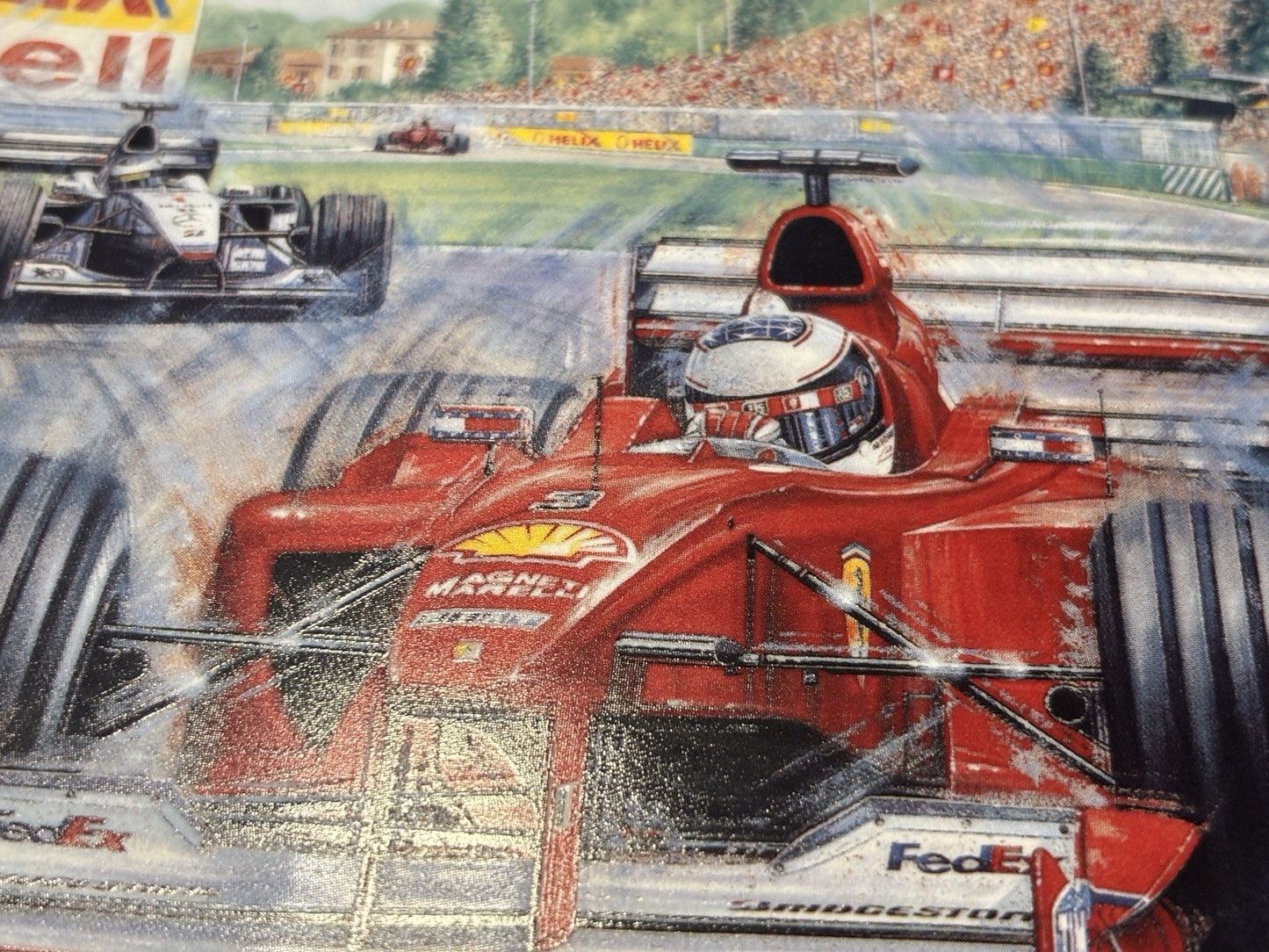 Rare Ferrari The Legend Plate San Marino Grand Prix April 2000 by Greg McNeill
