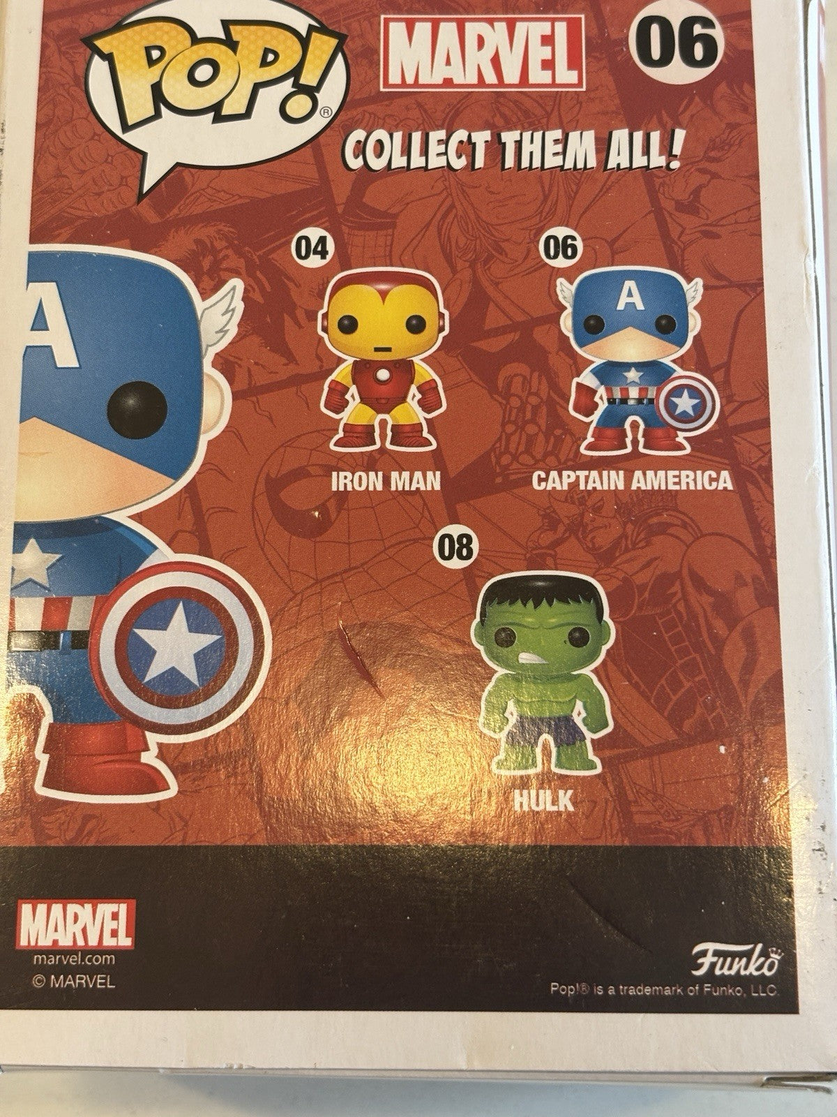 06 Captain America - Marvel - Funko POP 2017 Summer Convention Exclusive