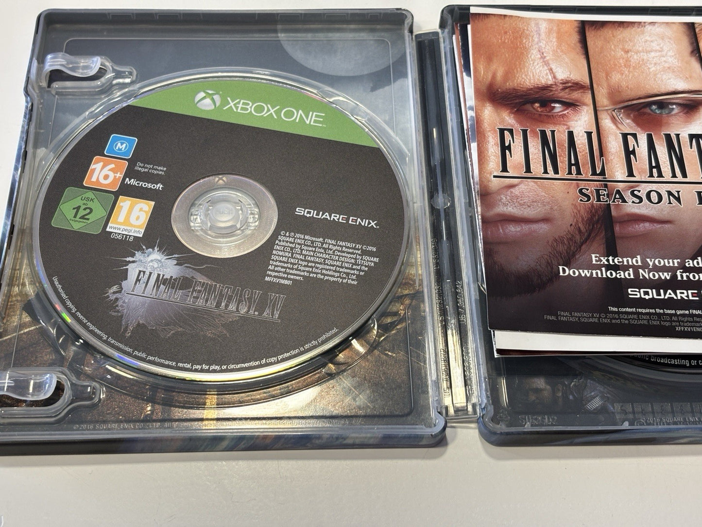 Final Fantasy XV Steelbook Special Edition Xbox One FF15