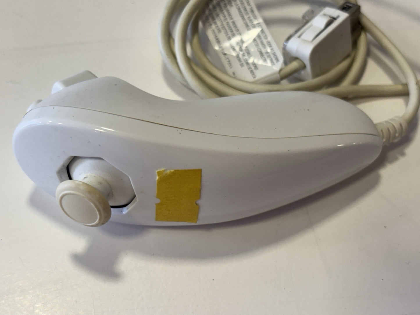 Official Genuine White Nintendo Wii Nun Chuck Controller - Working ~ VGC