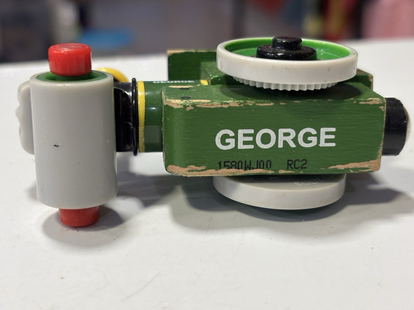 Thomas & Friends Wooden Railway George Green Steamroller For Train Set / Track