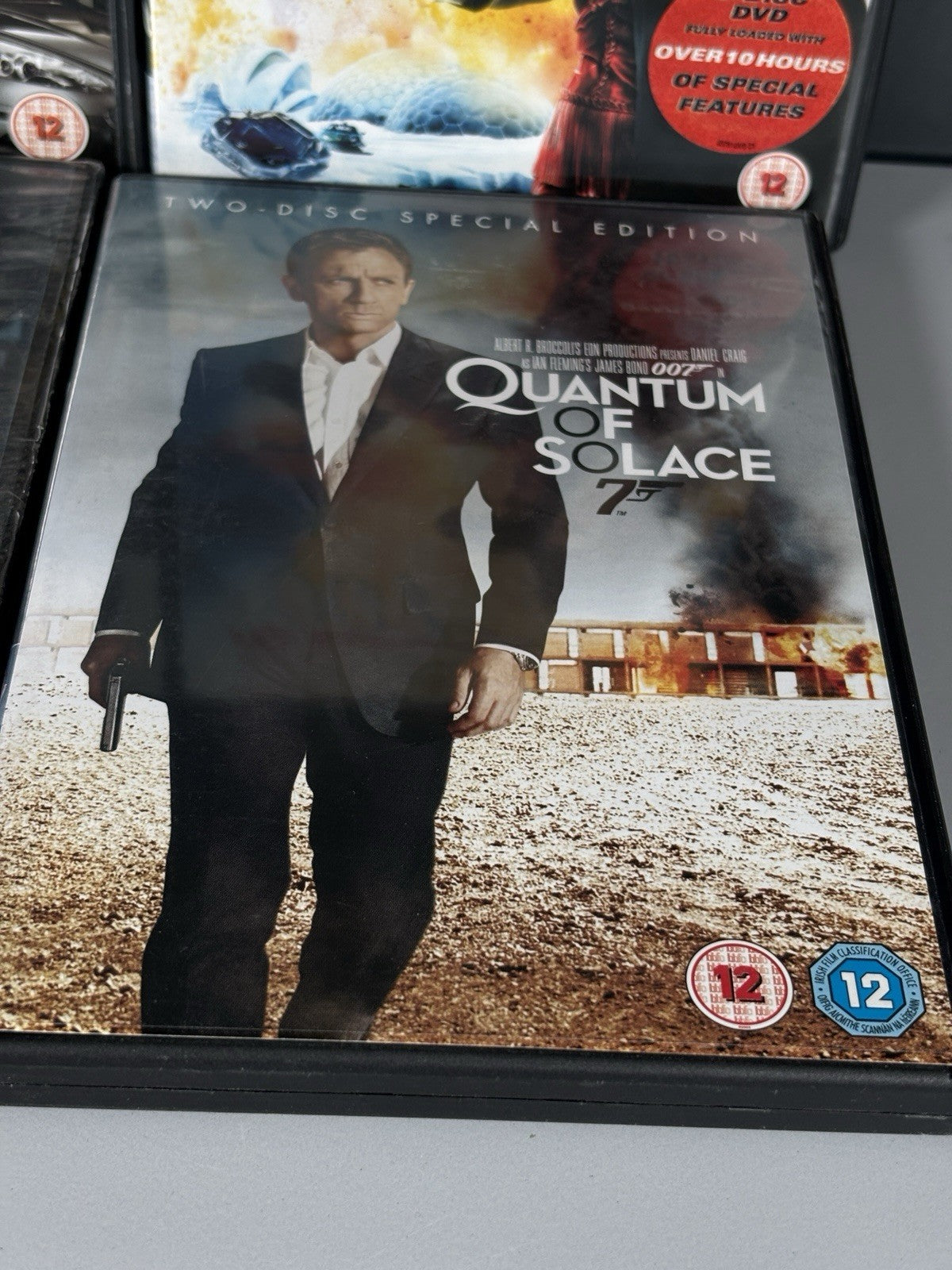 Daniel Craig /Pierce Brosnan James Bond 007 - Bundle Action 4x Film Set
