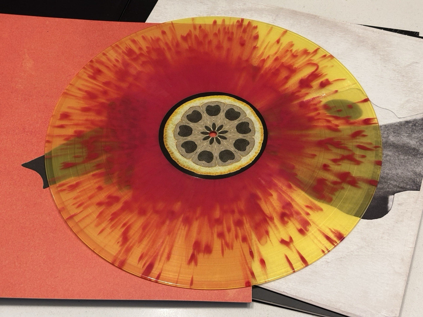 The Books The Lemon Of Pink LP Vinyl Me, Please Yellow w/ Pink Splatter 2016
