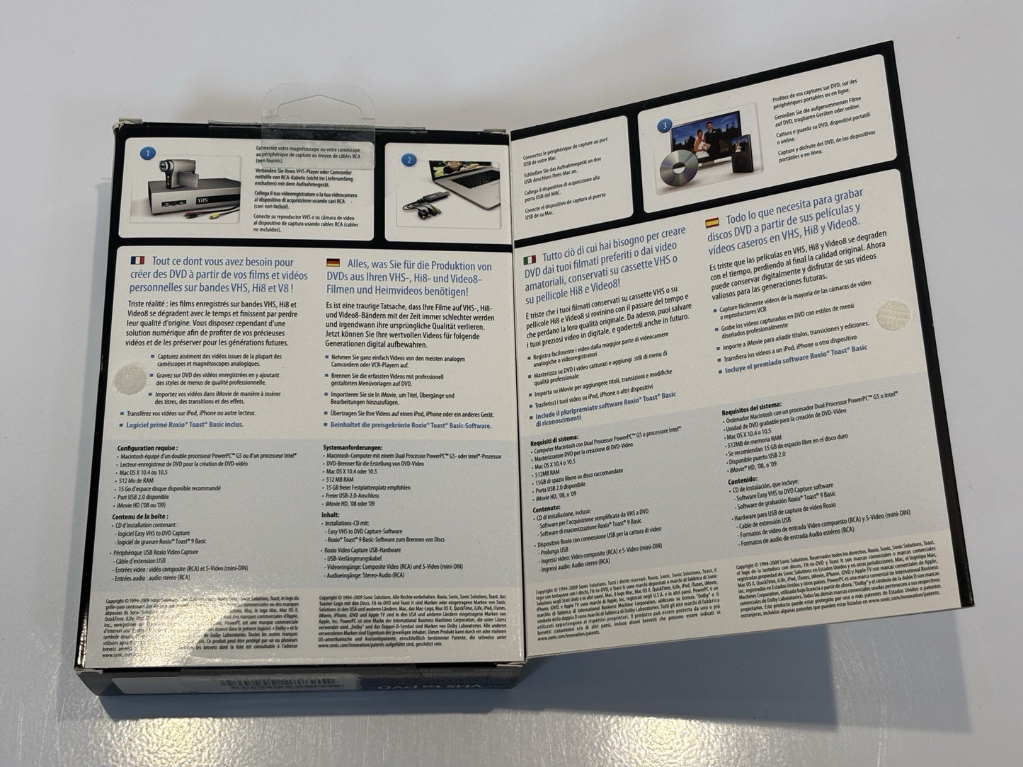 Roxio Easy VHS to DVD 3 For Mac Transfer VHS To DVD