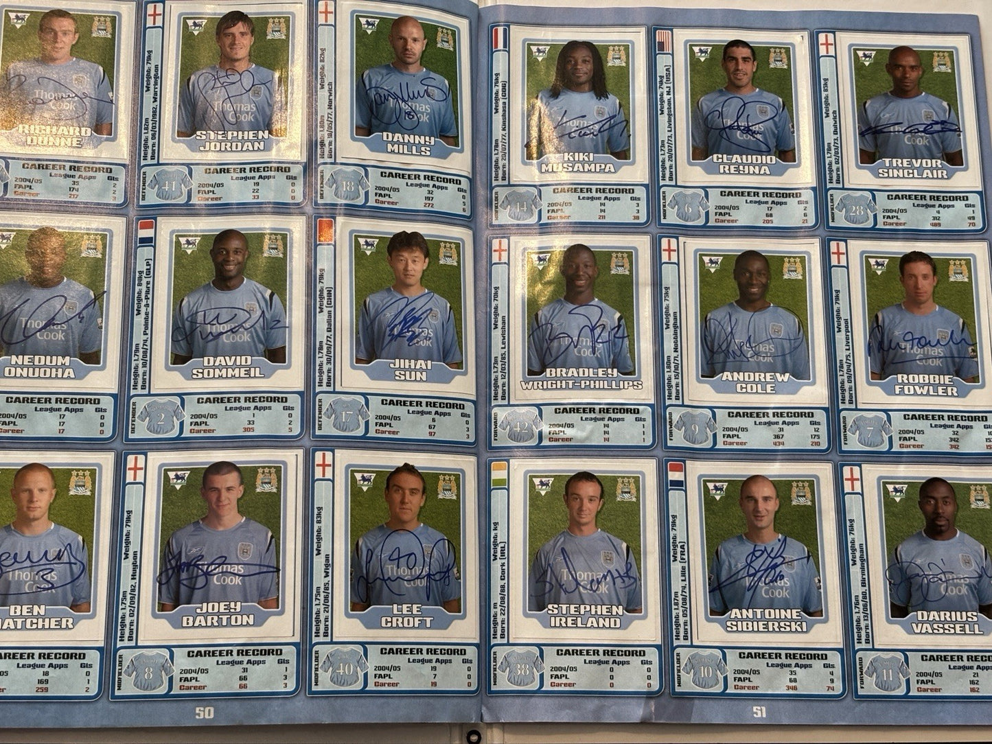Merlin FA Premier League 06 Hardback Binder COMPLETE Rare Complete Certificate