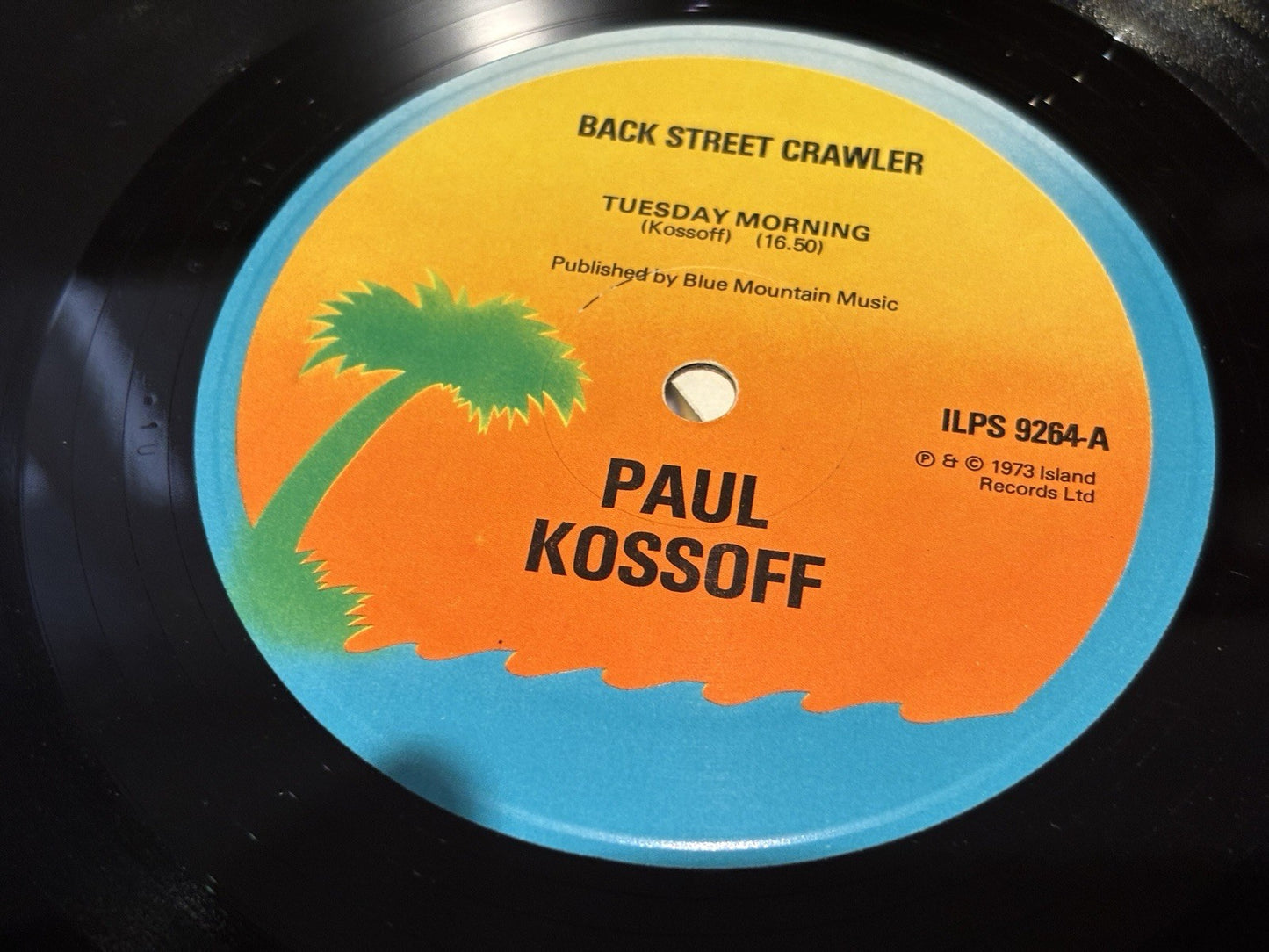 Paul Kossoff Back Street Crawler Vinyl LP