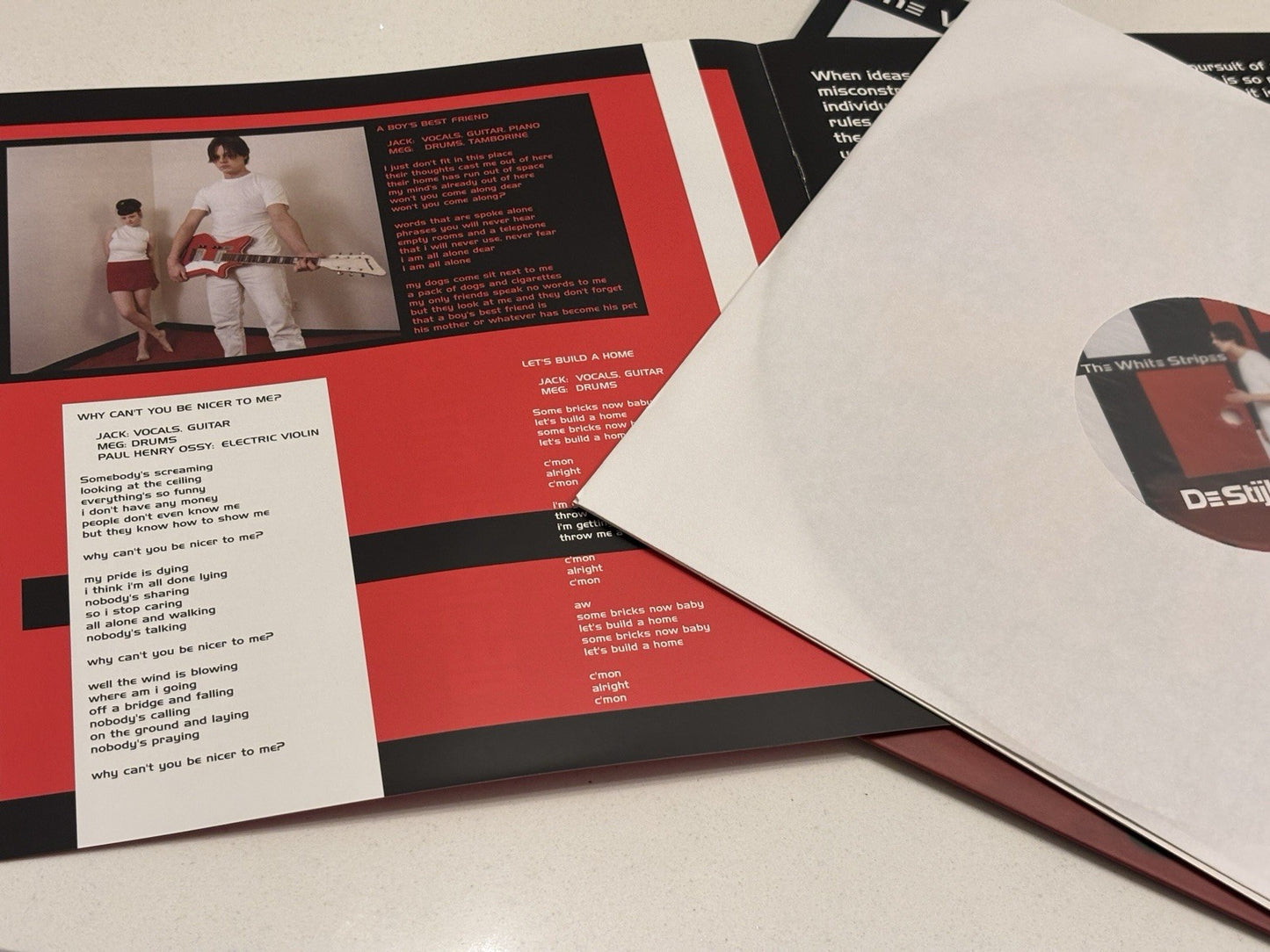 The White Stripes De Stijl Vinyl VMP