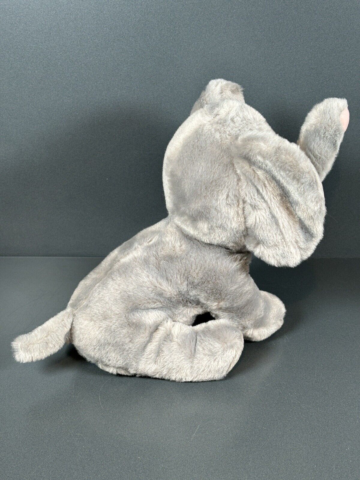 Rare Ty Peanut the Grey Elephant With Grey Ears (Glitter Eyes) Retired 9"