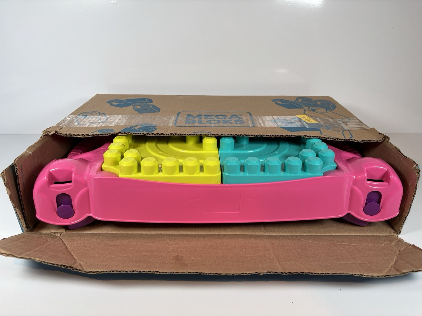 Mega Blocks Table With Storage & Mega Block Bricks