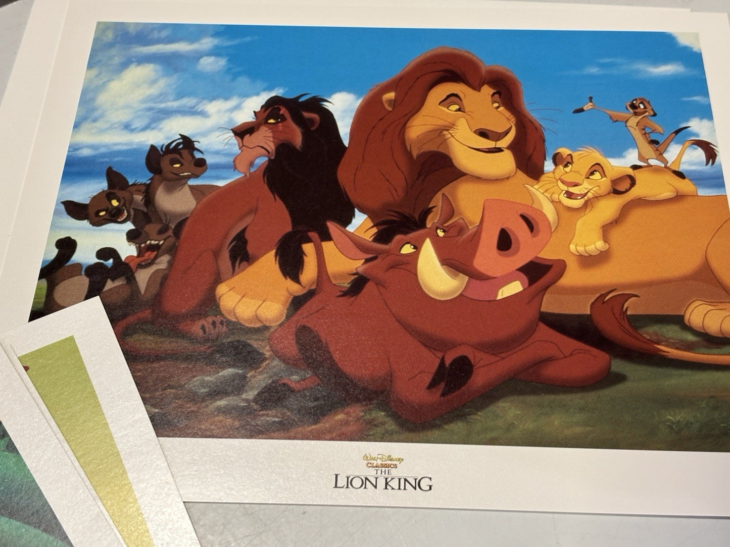 Asda Disney The Lion King Prints x4 Rare Vintage