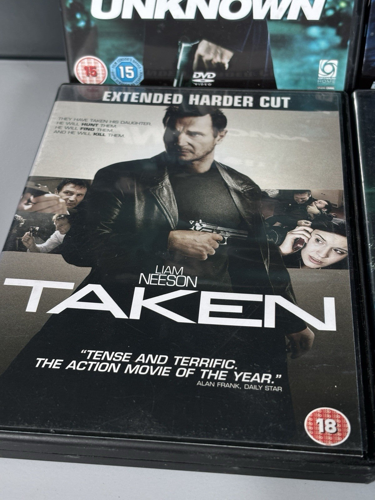 Liam Neeson 7x DVD/Blu-Ray Bundle Action Pack