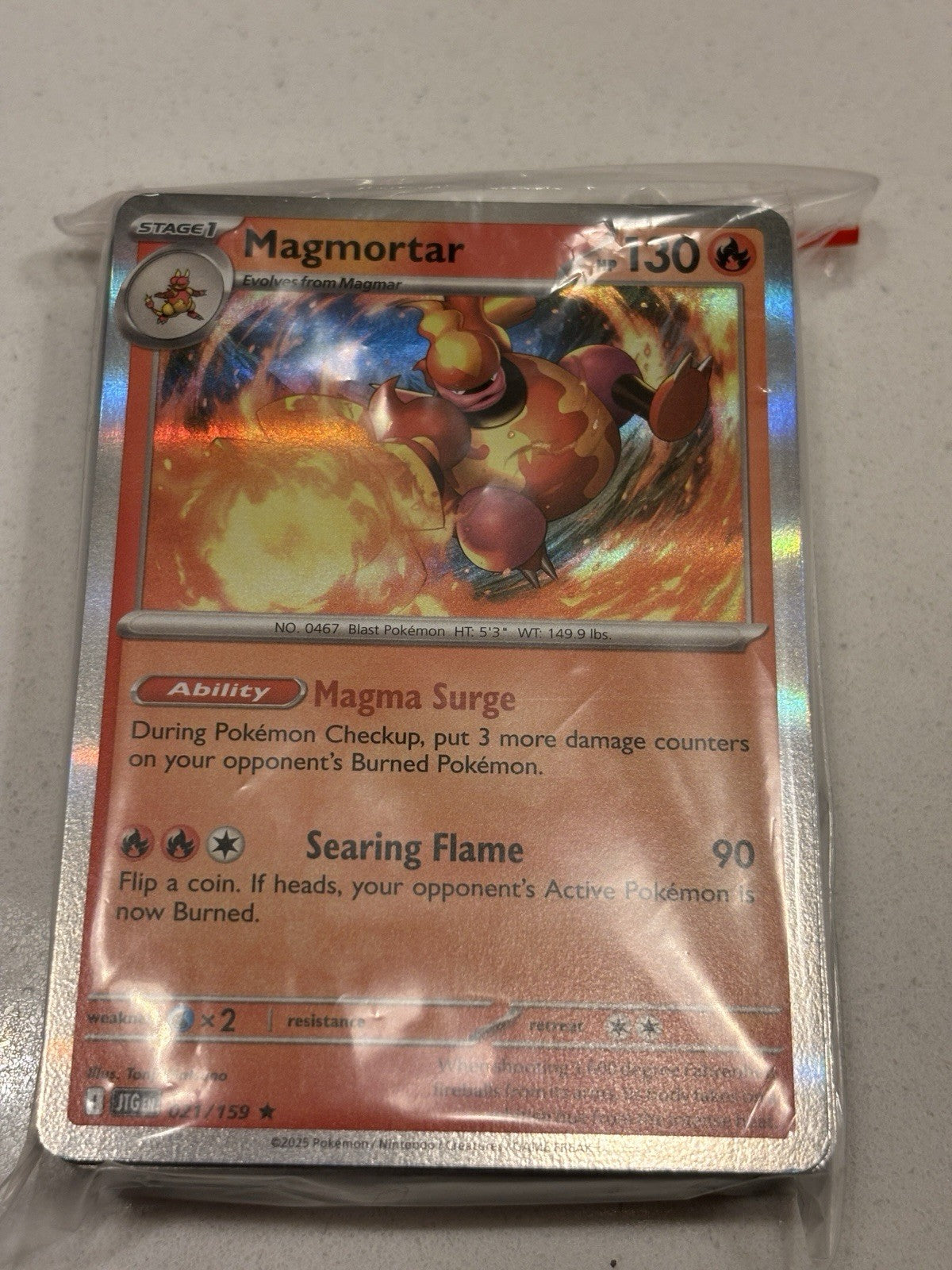 Pokémon Bundle 50x Cards - Minimum 5 Holo/Reverse Holo