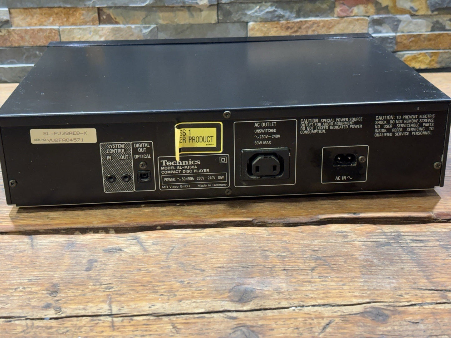 Technics SL-PJ28A CD Player Hi-Fi Separate