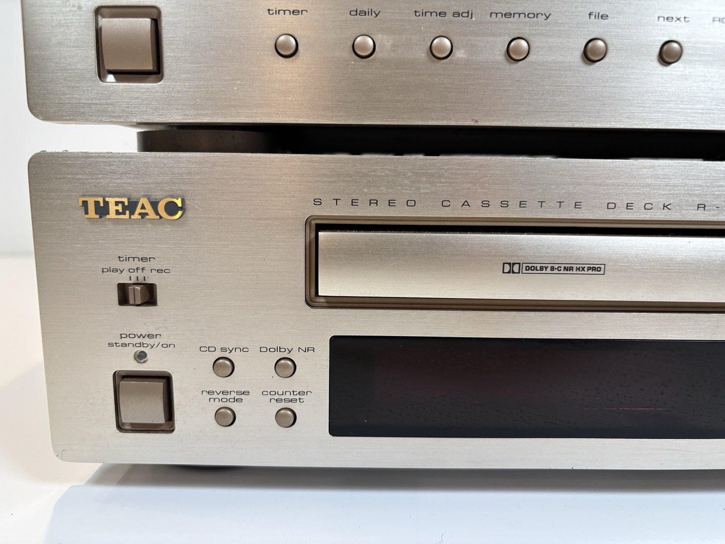 Teac Stacking System T-H500 & R-H500 Cassette Deck & Tuner