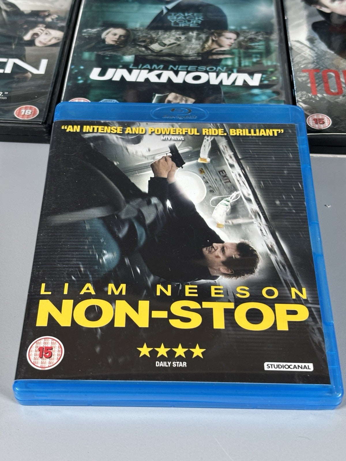 Liam Neeson 7x DVD/Blu-Ray Bundle Action Pack