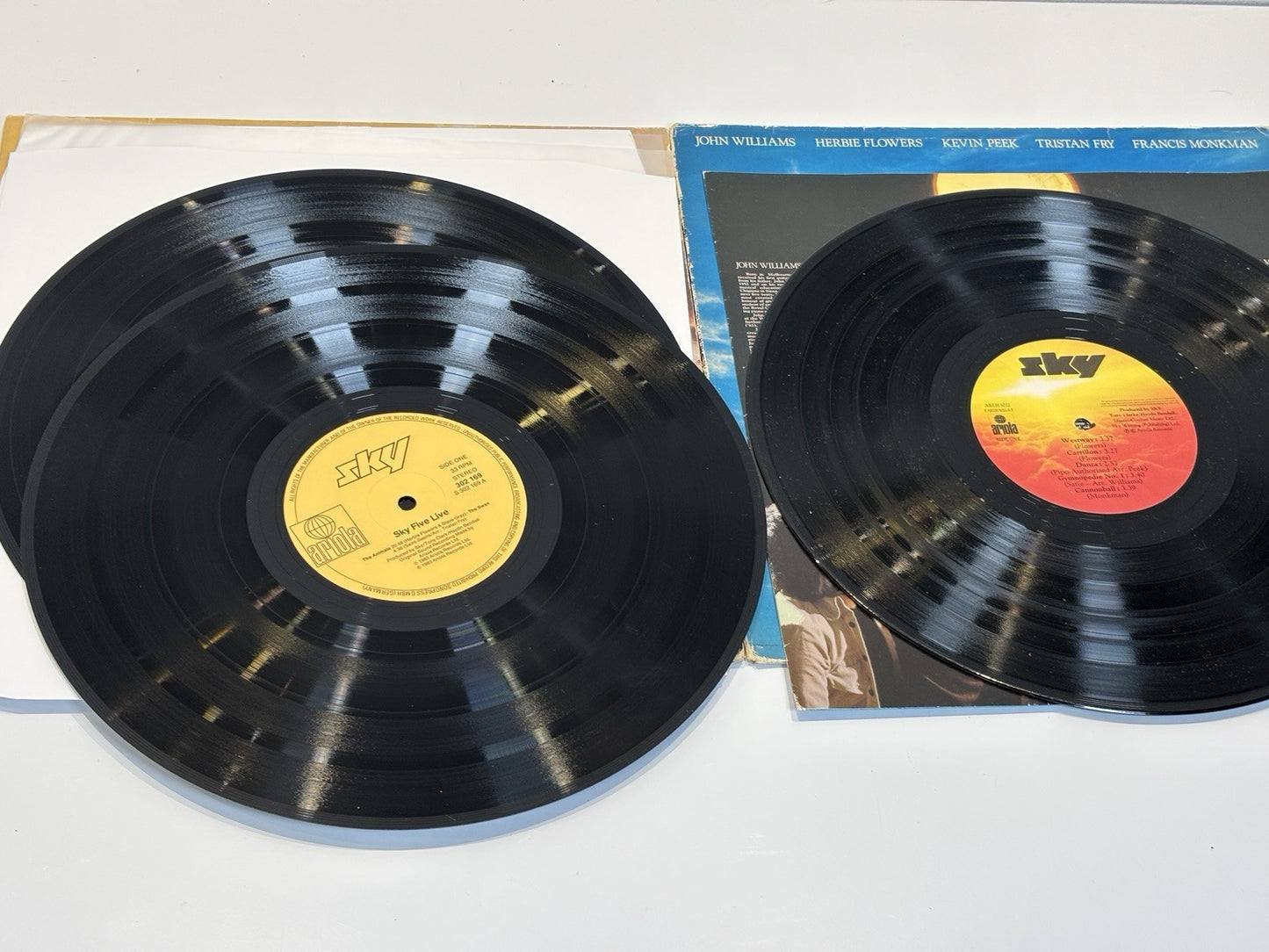 Sky and Sky Five Live - Prog Rock, Acoustic Double and Single Albums