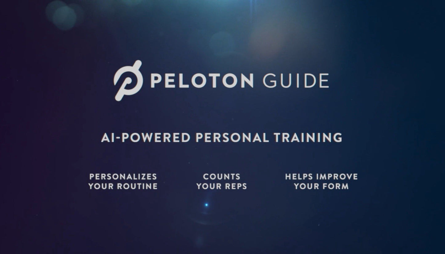 Peloton Guide Strength Training Device, Built-In Camera Technology, Rep Tracking