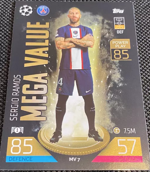 MATCH ATTAX MEGA VALUE Sergio Ramos MV7