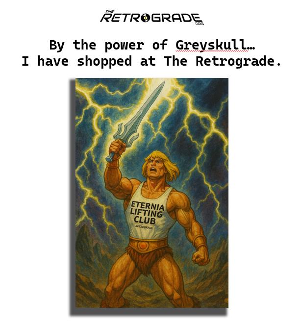 Eternia Lifting Club The Retrograde 80's Inspired T-Shirt