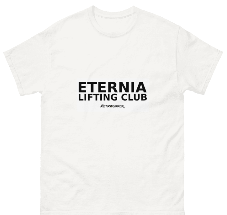 Eternia Lifting Club The Retrograde 80's Inspired T-Shirt