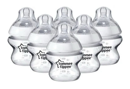 Tommee Tippee Closer to Nature Slow Flow Teat Bottle Set 6 x 260ml