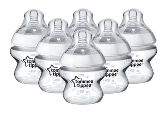 Tommee Tippee Closer to Nature Slow Flow Teat Bottle Set 6 x 260ml