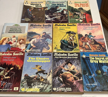 11x Malcolm Saville Paperback Books