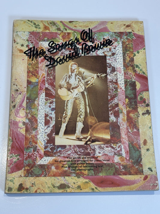 The Songs of David Bowie. 1973. Words & Music, Greatest Rock N Roll Hits vintage