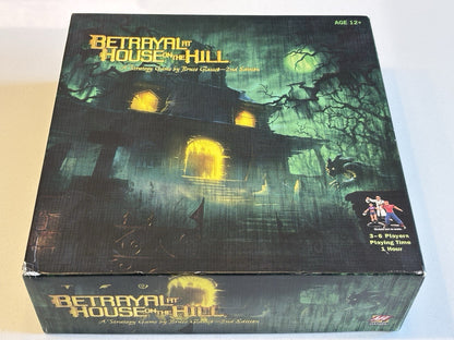 Betrayal at House On the Hill | 2nd Edition | Strategy Board Game | Complete Set