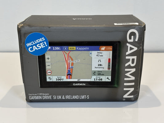 Garmin DriveSmart 51LMT-S UK - Lifetime UK & ROI Maps & Traffic